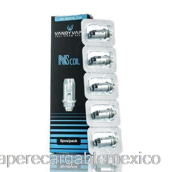 Vape Recargable Vandy Vape Ns Bobinas De Repuesto De Pluma 1.2ohm Cerámica Kanthal A1